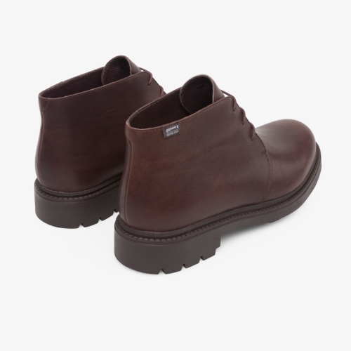 Camper Hardwood Ankle Boots Burgundy - Mens Singapore FWMTIE-042